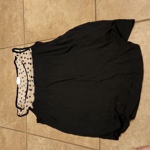 Siren Lily Maternity Sleeveless Blouse Black